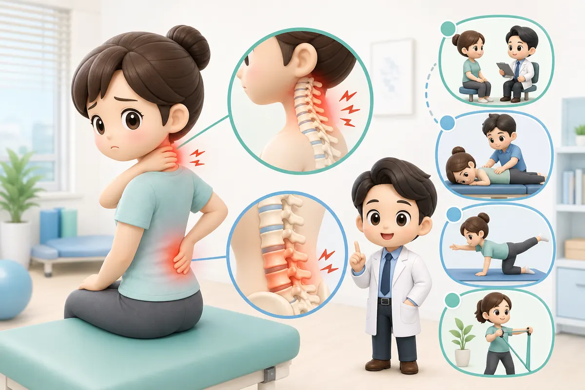반복되는 목·허리 통증, 재활의학과에서 거치는 4단계