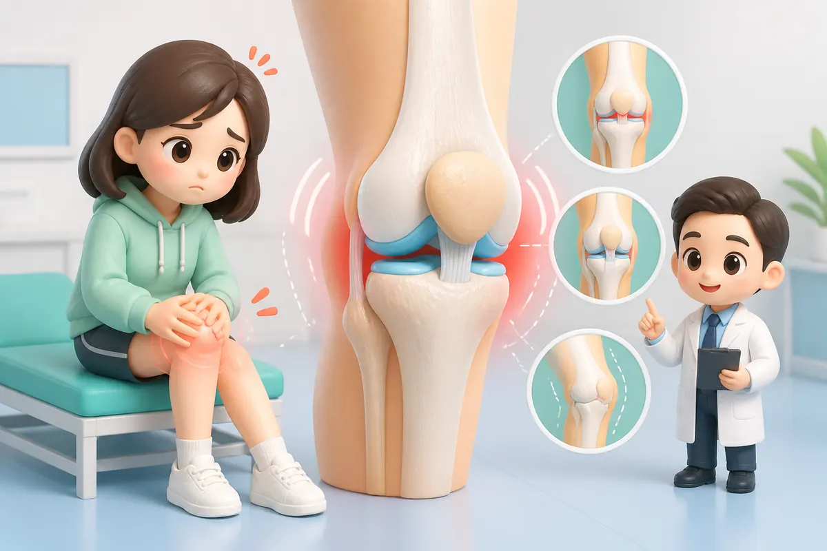 무릎이 꺾인 뒤 붓기와 불안정한 느낌이 남았을 때, 정형외과에서 확인하는 것들