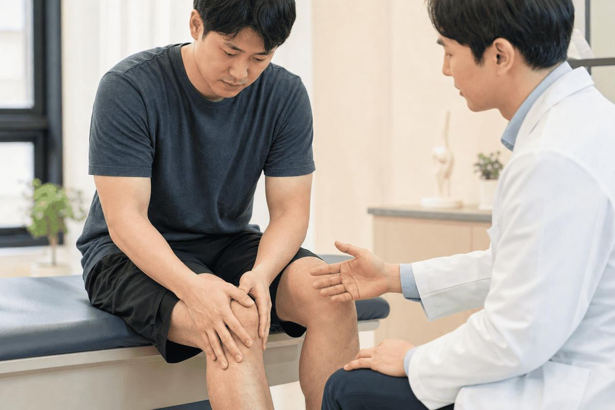 "삐끗한 뒤 무릎이 멀쩡하다가 흔들려요" — 인대 손상, 며칠 두고 봐선 안 되는 이유