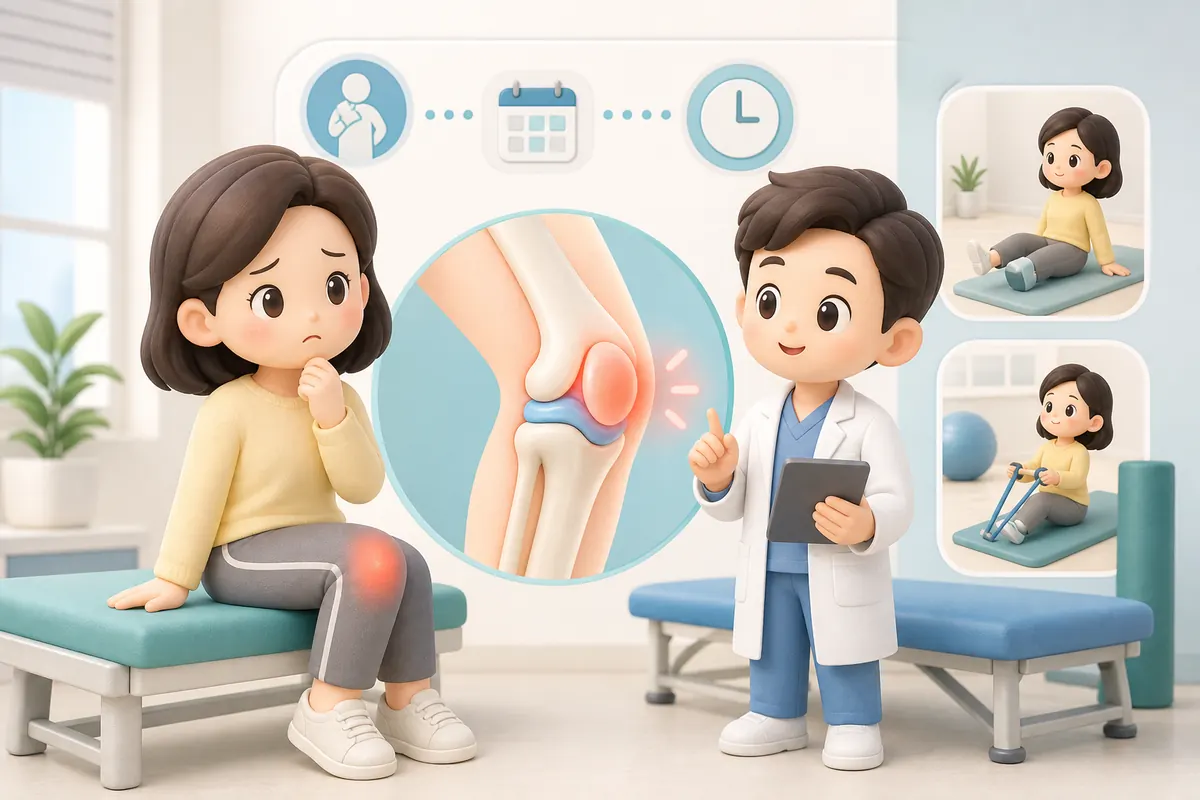 "물리치료까지 받고 가려면 몇 시까지 가야 하나요?" 첫 내원 시간 계산법
