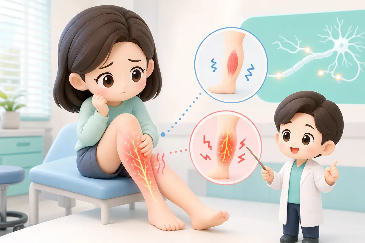 "쉬어도 다리가 찌릿하게 타는 것 같아요" 신경병증성 통증이 단순 근육통과 다른 이유