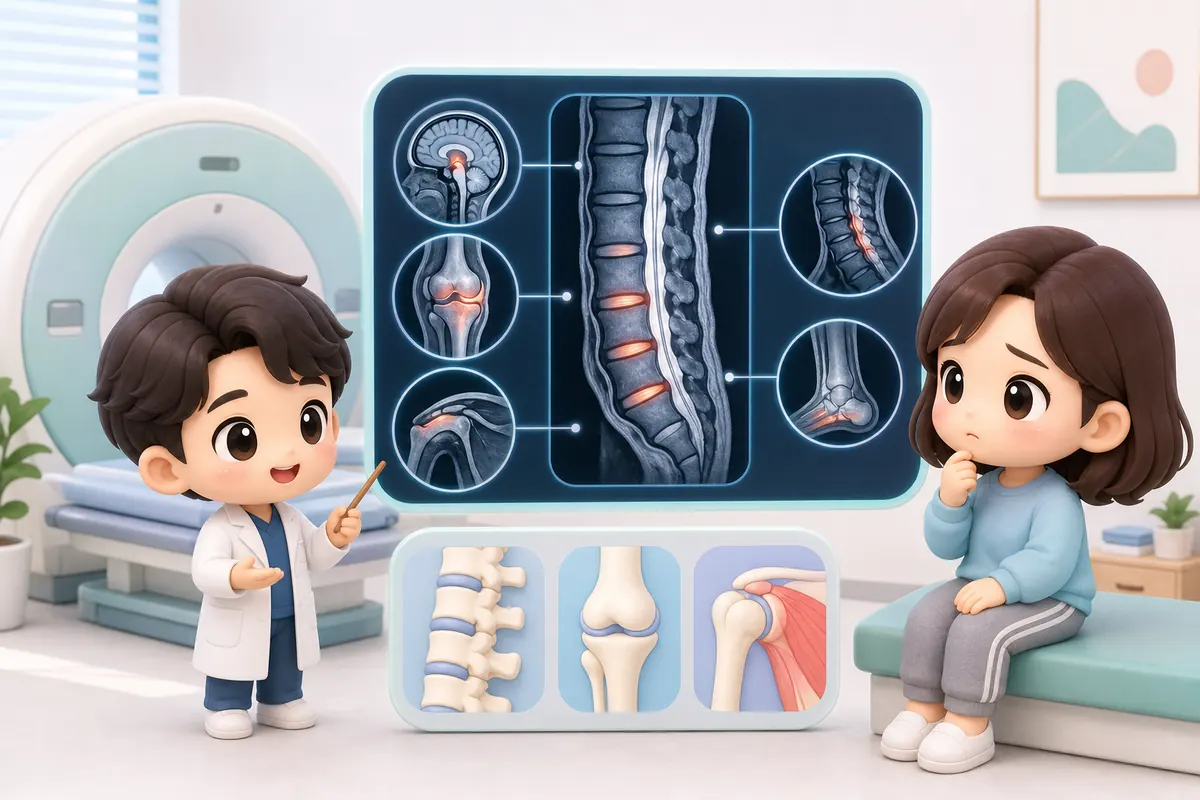 "MRI 찍으면 뭐가 보이나요?" AI 딥러닝을 입힌 척추·관절 MRI, 이렇게 촬영하고 판독합니다