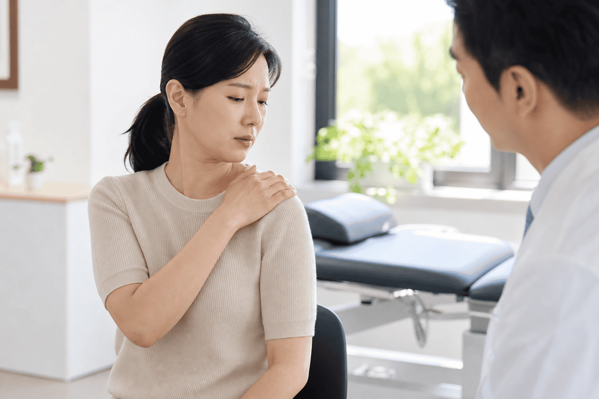"어느 날 갑자기 어깨가 빠질 듯 아파 팔을 못 들겠어요" — 석회성건염과 회전근개 파열, 시작이 다릅니다